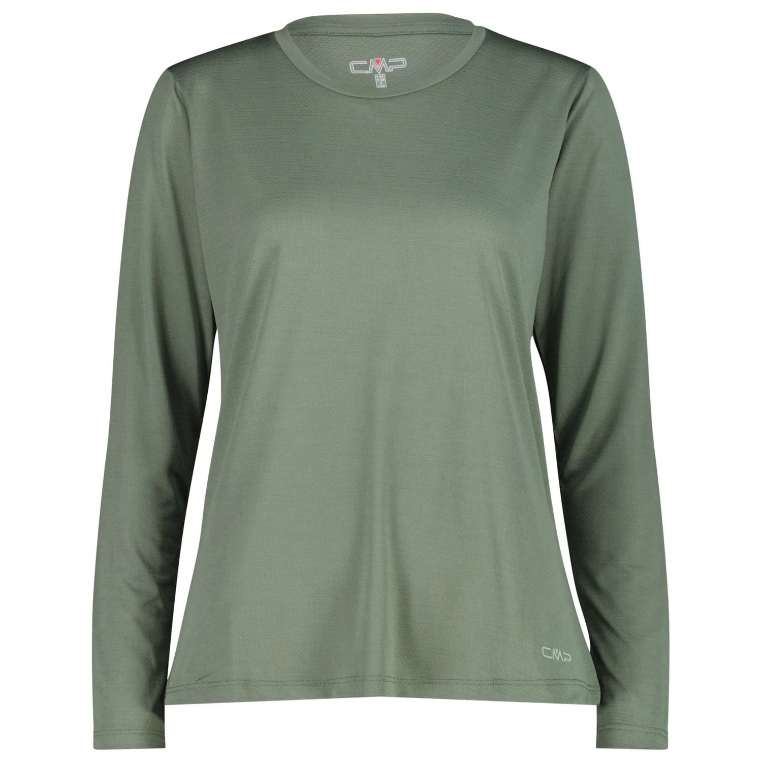Дамска спортна тениска Cmp Women's L/S Jacquard T-Shirt Sport shirt - Avocado