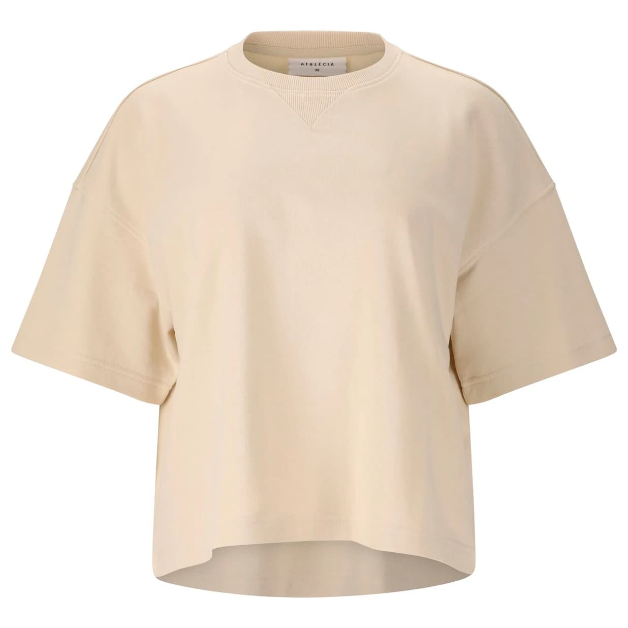 Дамска тениска ATHLECIA Women's Crecy S/S Tee T-shirt - Oatmeal