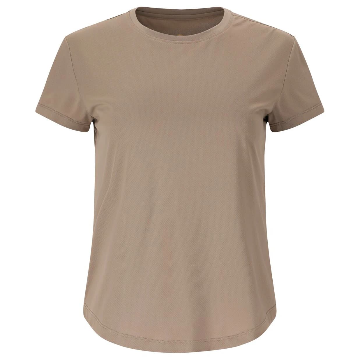 Дамска спортна тениска Athlecia Women's Doja S/S Tee Sport shirt - Greige