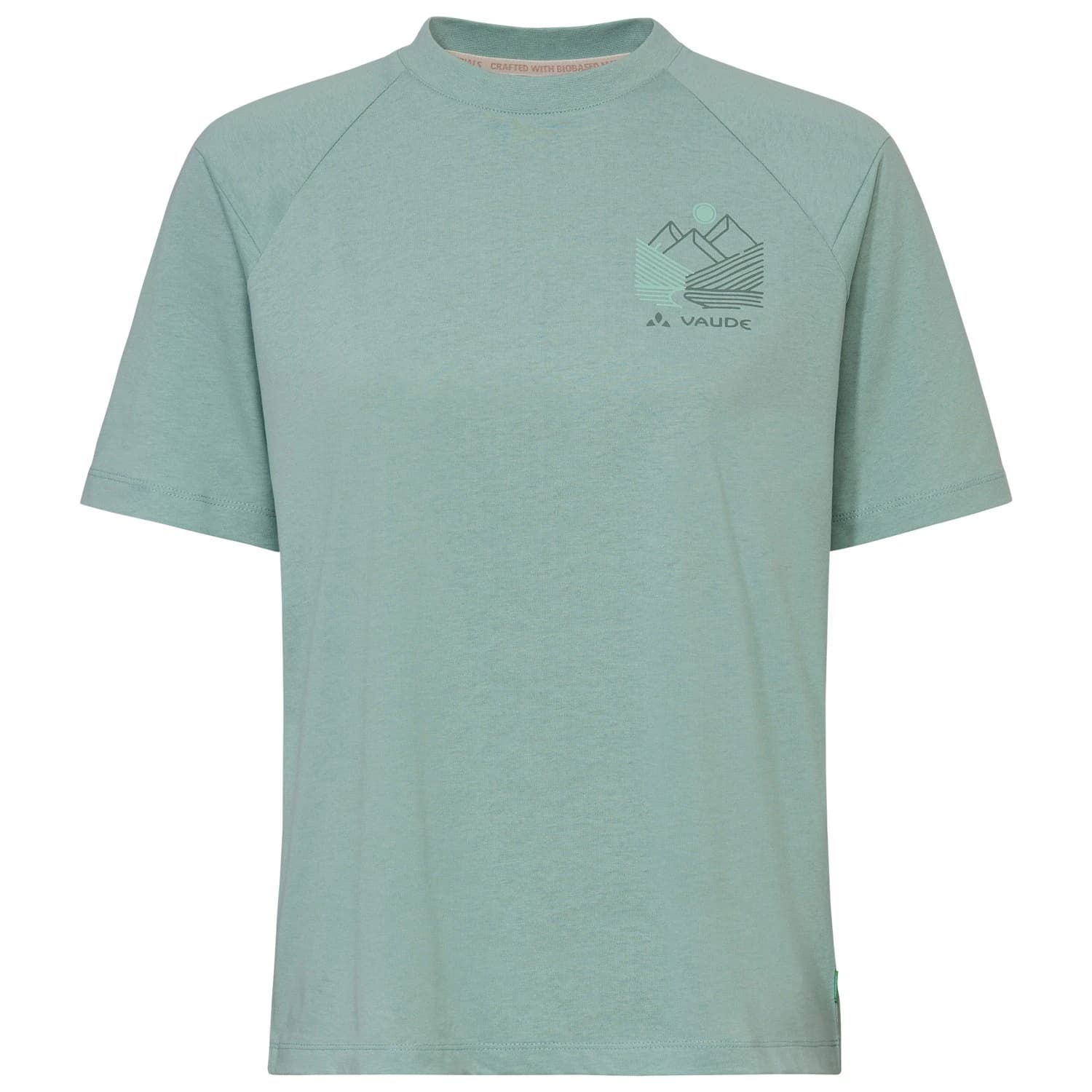 Дамска фланелка с къс ръкав за колоездене Vaude Women's Cyclist Casual Shirt T-shirt - Dusty Fern