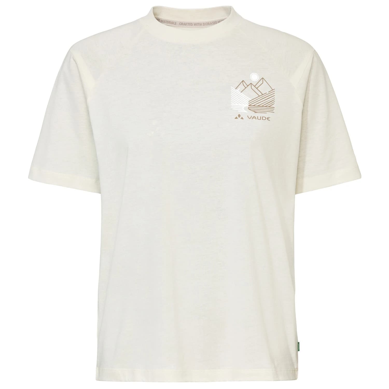 Дамска фланелка с къс ръкав за колоездене Vaude Women's Cyclist Casual Shirt T-shirt - Offwhite