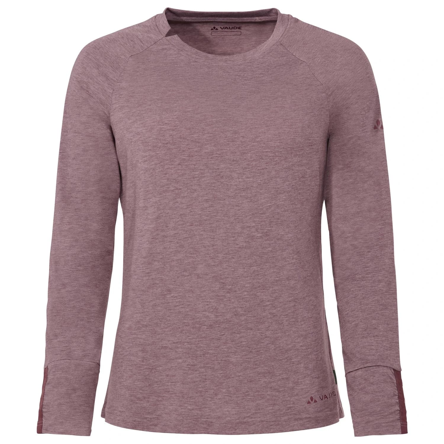 Дамска спортна тениска Vaude Women's Skomer L/S T-Shirt III Longsleeve - Ruby Dusk