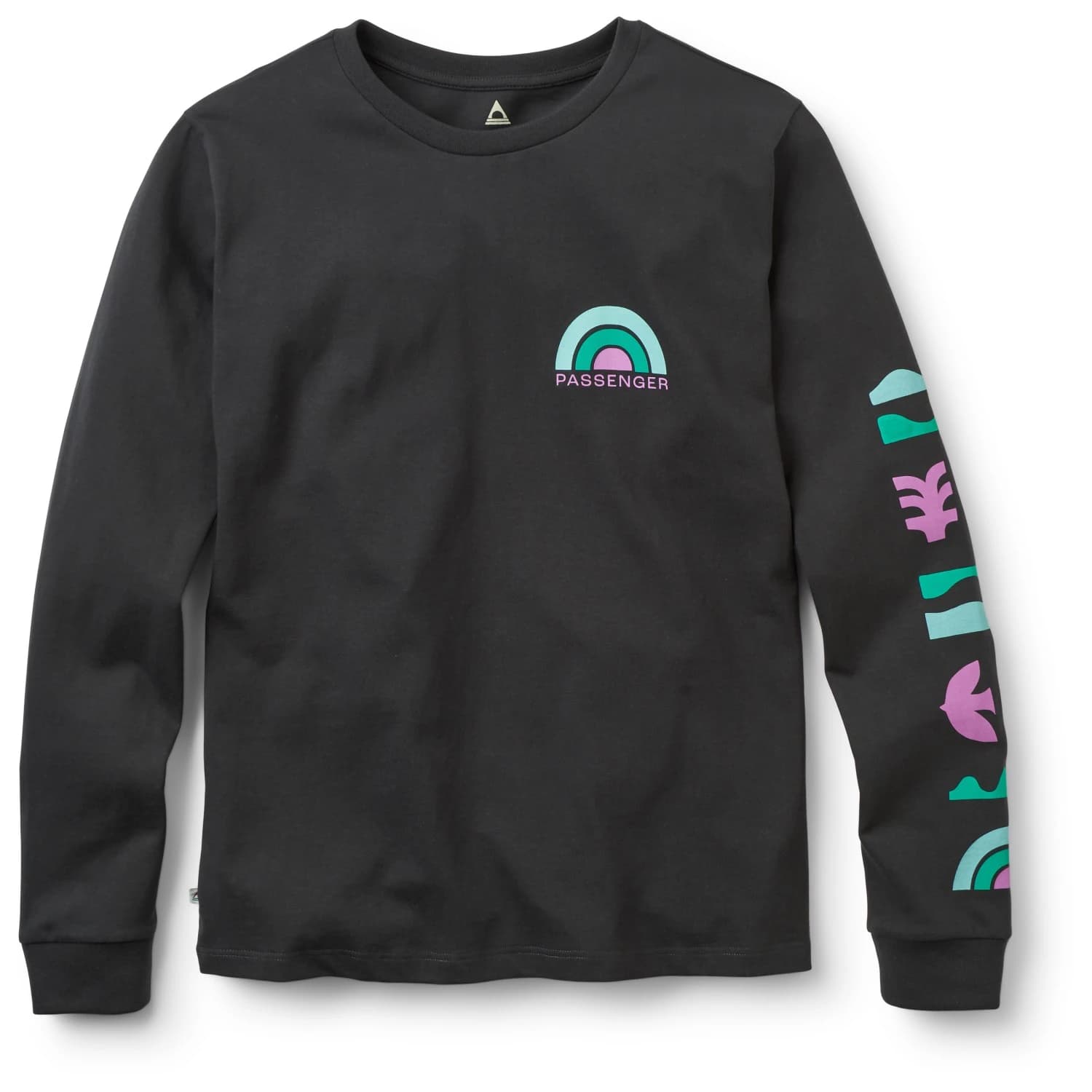 Дамска блуза с дълъг ръкав Passenger Women's Papercut Recycled Cotton L/S T-Shirt Longsleeve - Black
