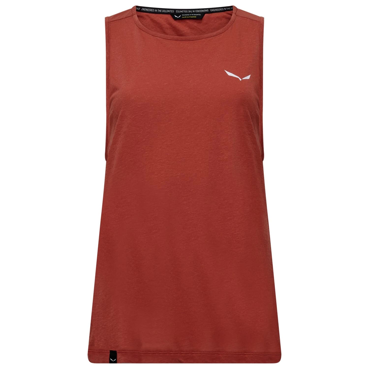Дамски потник с широка презрамка Salewa Women's Agner Hemp/DST Tank Tank top - Etruscan Red
