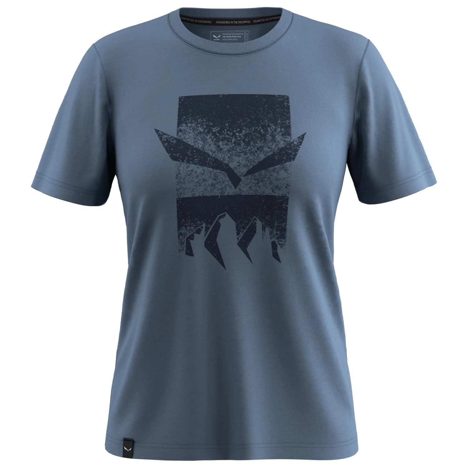 Дамска тениска Salewa Women's Eagle 3Cime T-Shirt - Java Blue