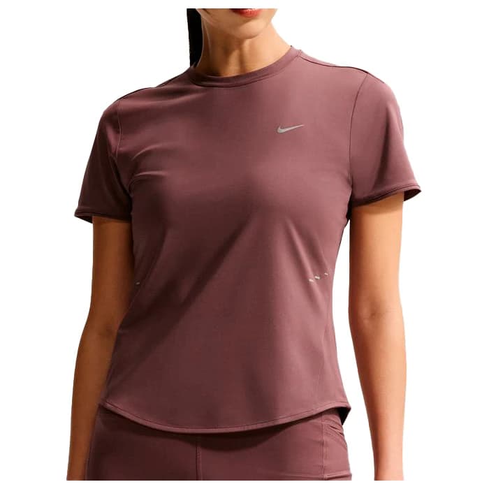 Дамска тениска Nike Women's Swift Dri-Fit Short-Sleeve Running Top Running shirt - Tattoo / Reflective Silver