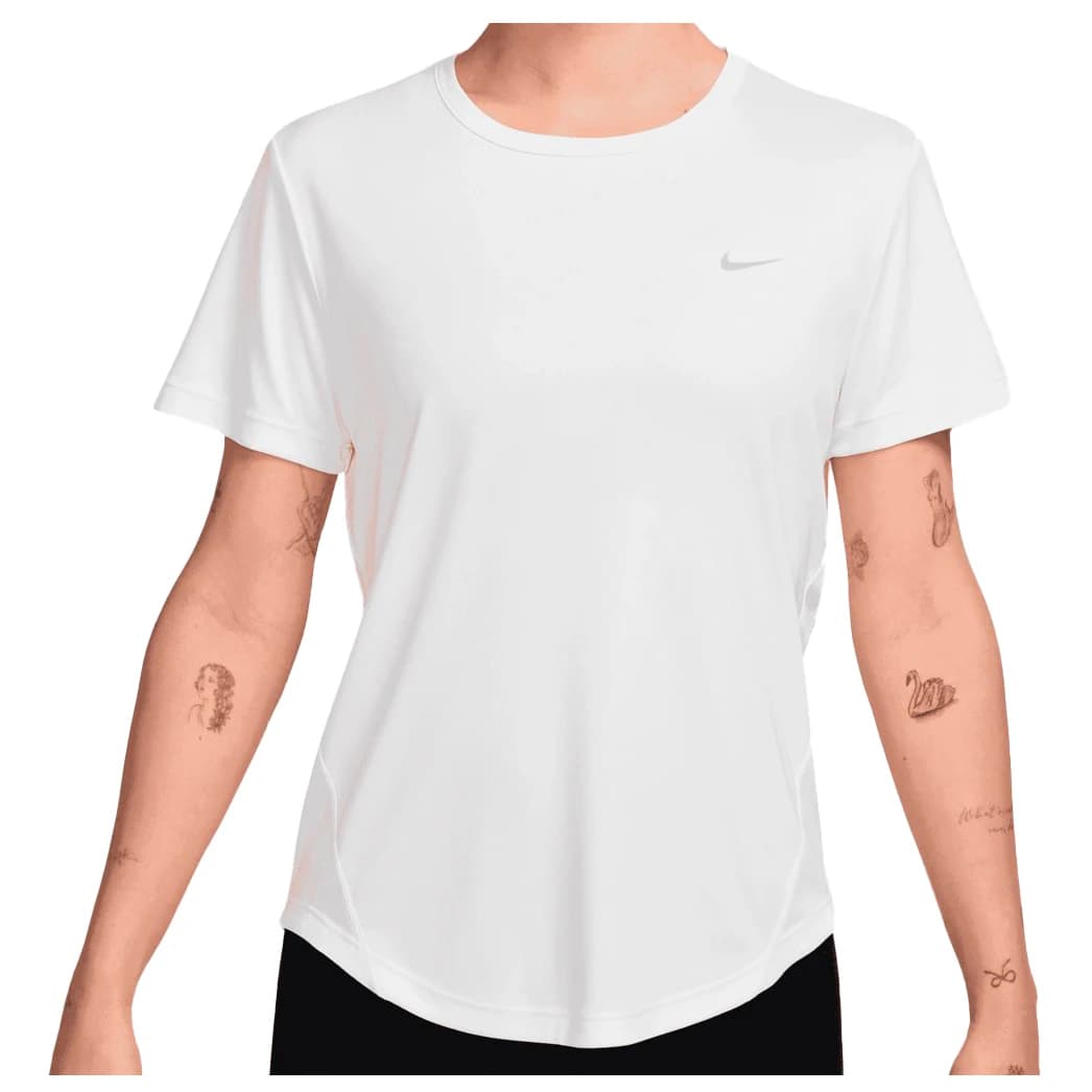 Дамска тениска Nike Women's Tempo Dri-Fit Short-Sleeve Running Top Running shirt - White / Reflective Silver