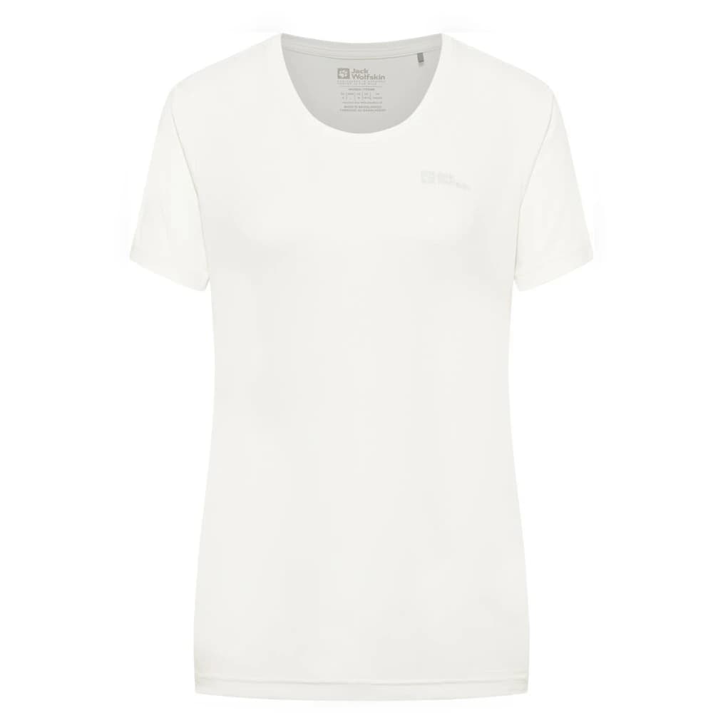Дамска спортна тениска Jack wolfskin Women's Tech T Sport shirt - Stark White