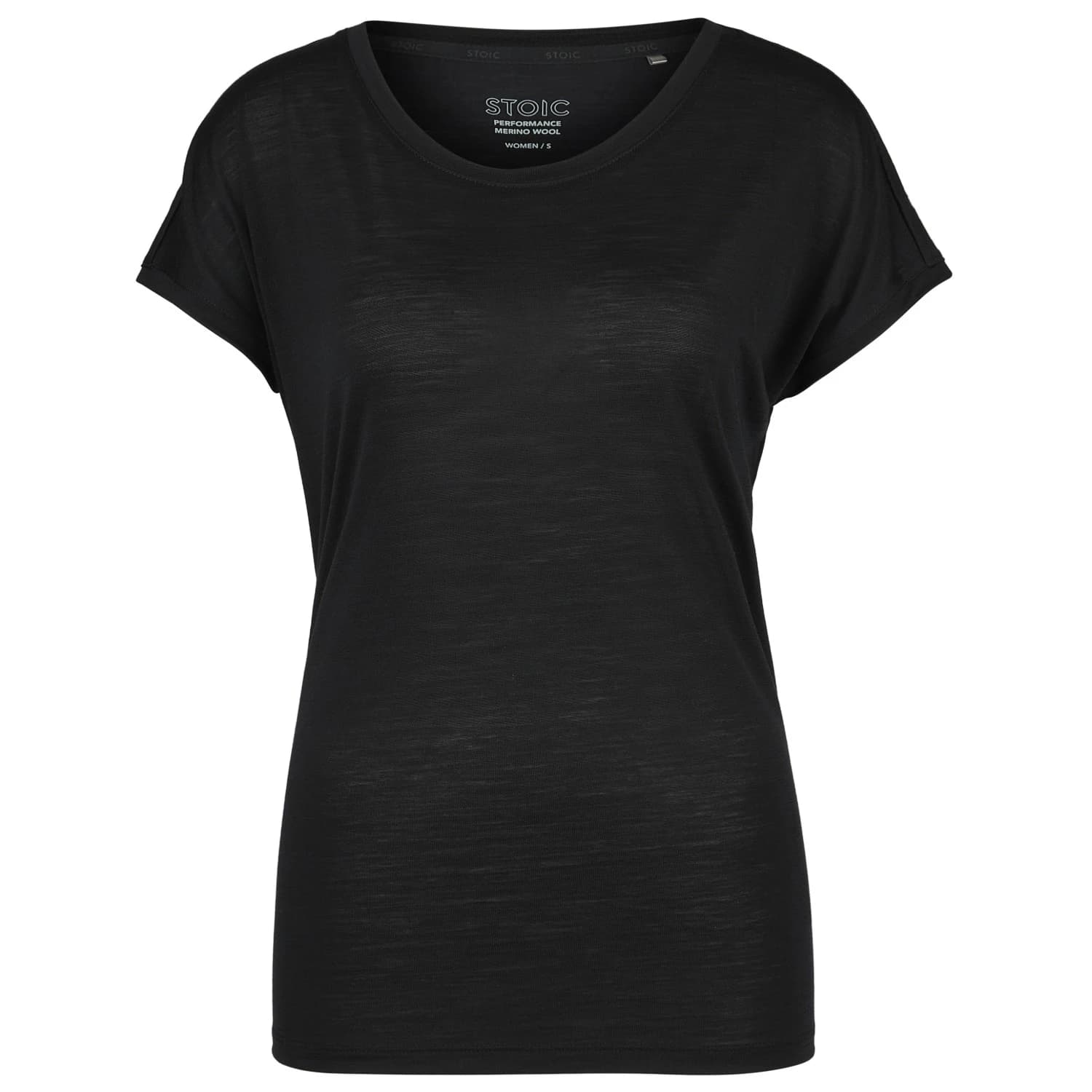 Дамска мериносова блуза Stoic Women's MerinoChill MMXX. Göteborg Loose Tee Merino shirt - Black