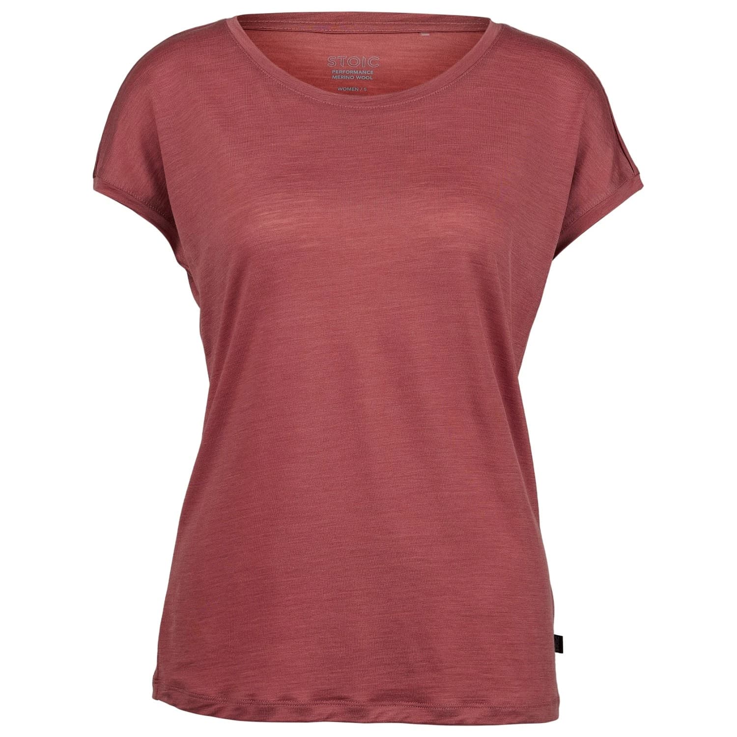 Дамска мериносова блуза Stoic Women's MerinoChill MMXX. Göteborg Loose Tee Merino shirt - Faded Rose