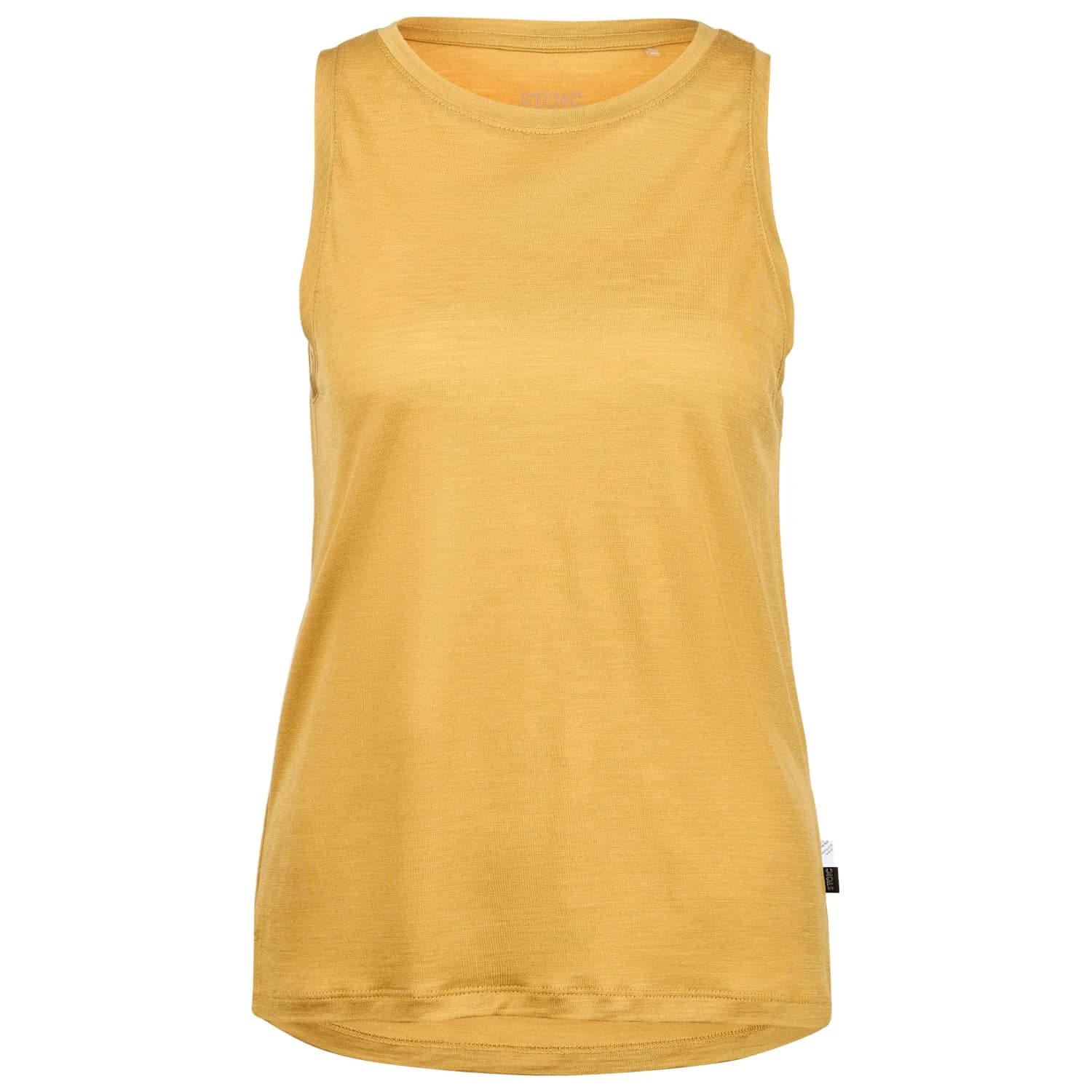 Дамска мериносова блуза Stoic Women's MerinoChill MMXX. Göteborg Tank Merino shirt - Curry Yellow