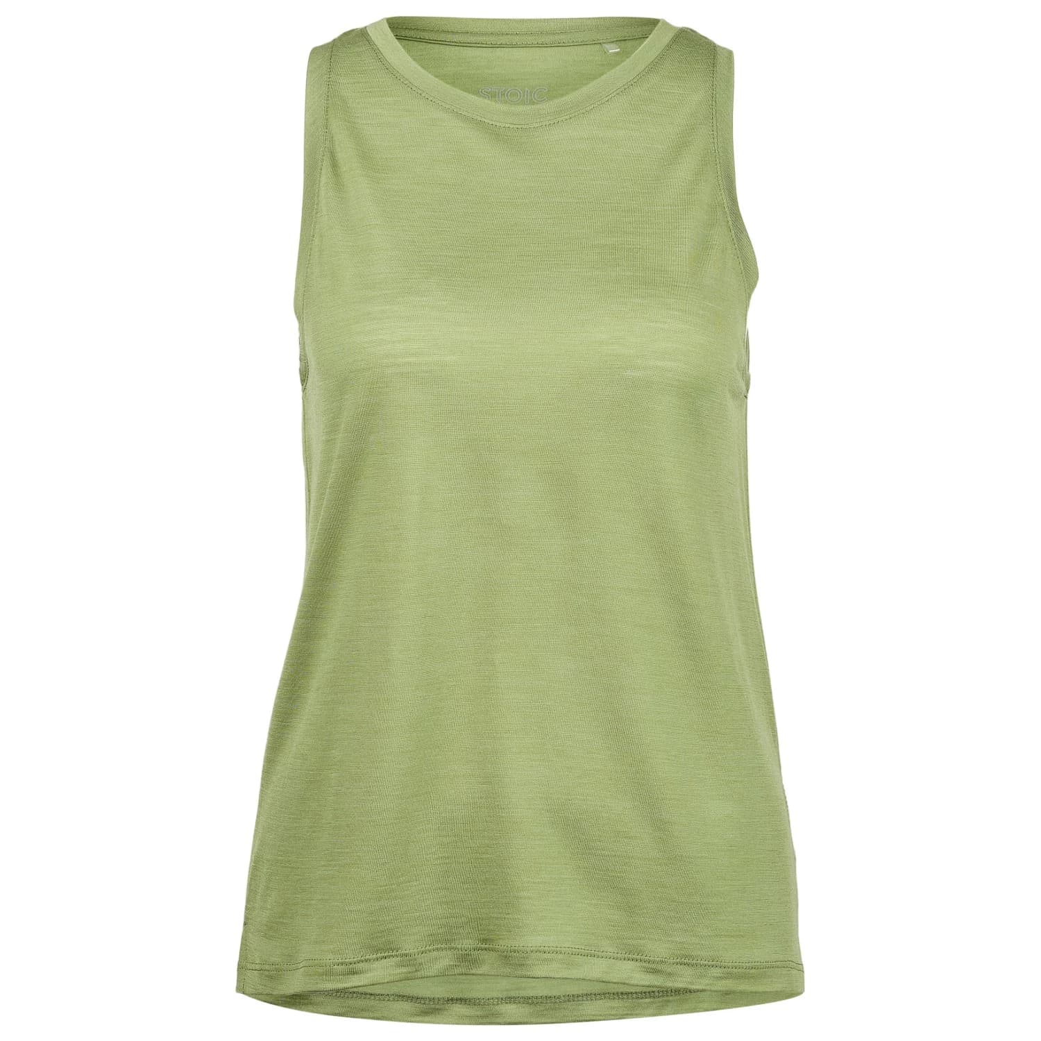 Дамска мериносова блуза Stoic Women's MerinoChill MMXX. Göteborg Tank Merino shirt - Moss Green