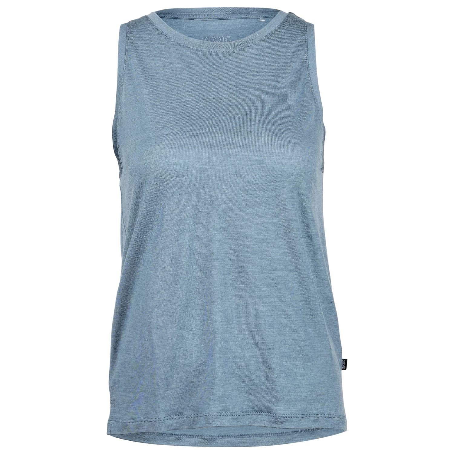 Дамска мериносова блуза Stoic Women's MerinoChill MMXX. Göteborg Tank Merino shirt - Ocean Blue