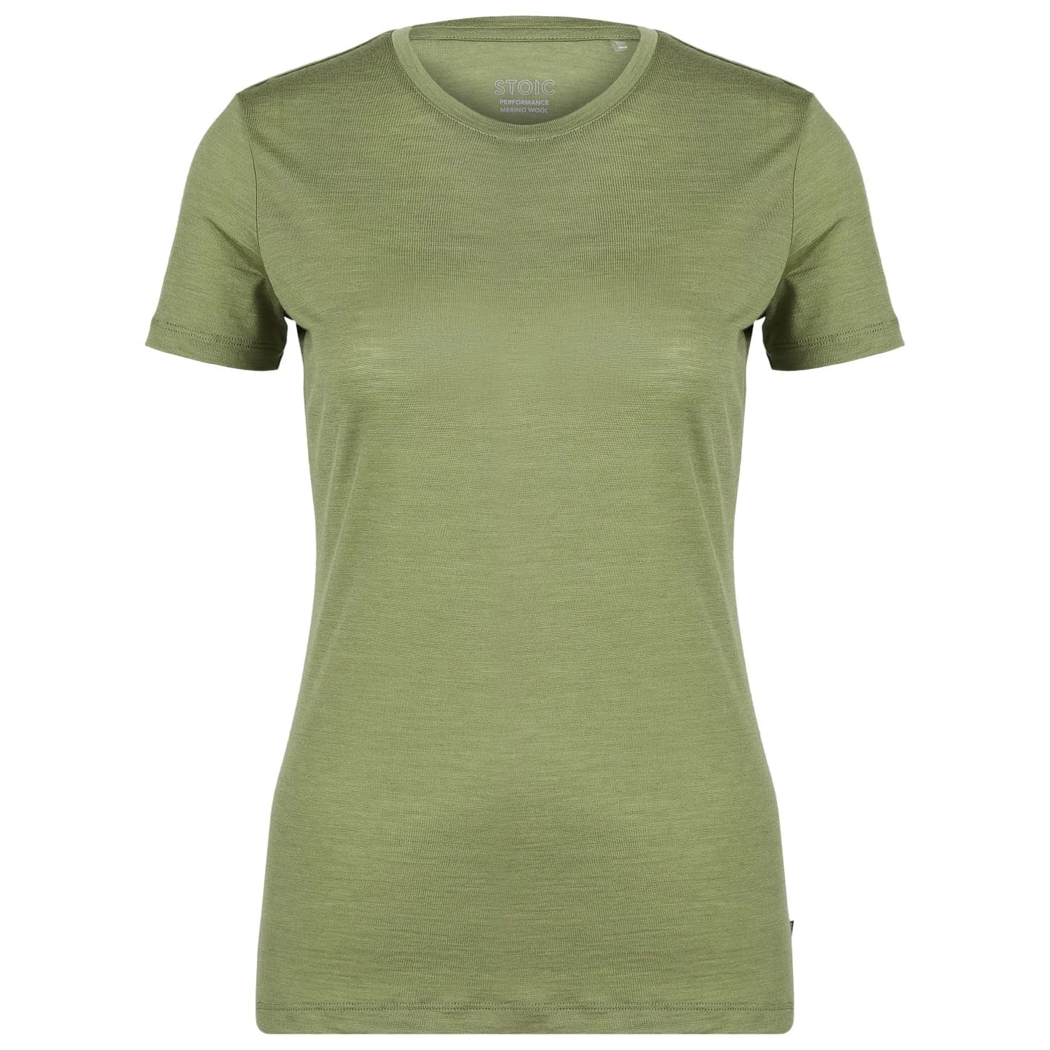Дамска мериносова блуза Stoic Women's MerinoChill MMXX. Göteborg Tee Merino shirt - Moss Green