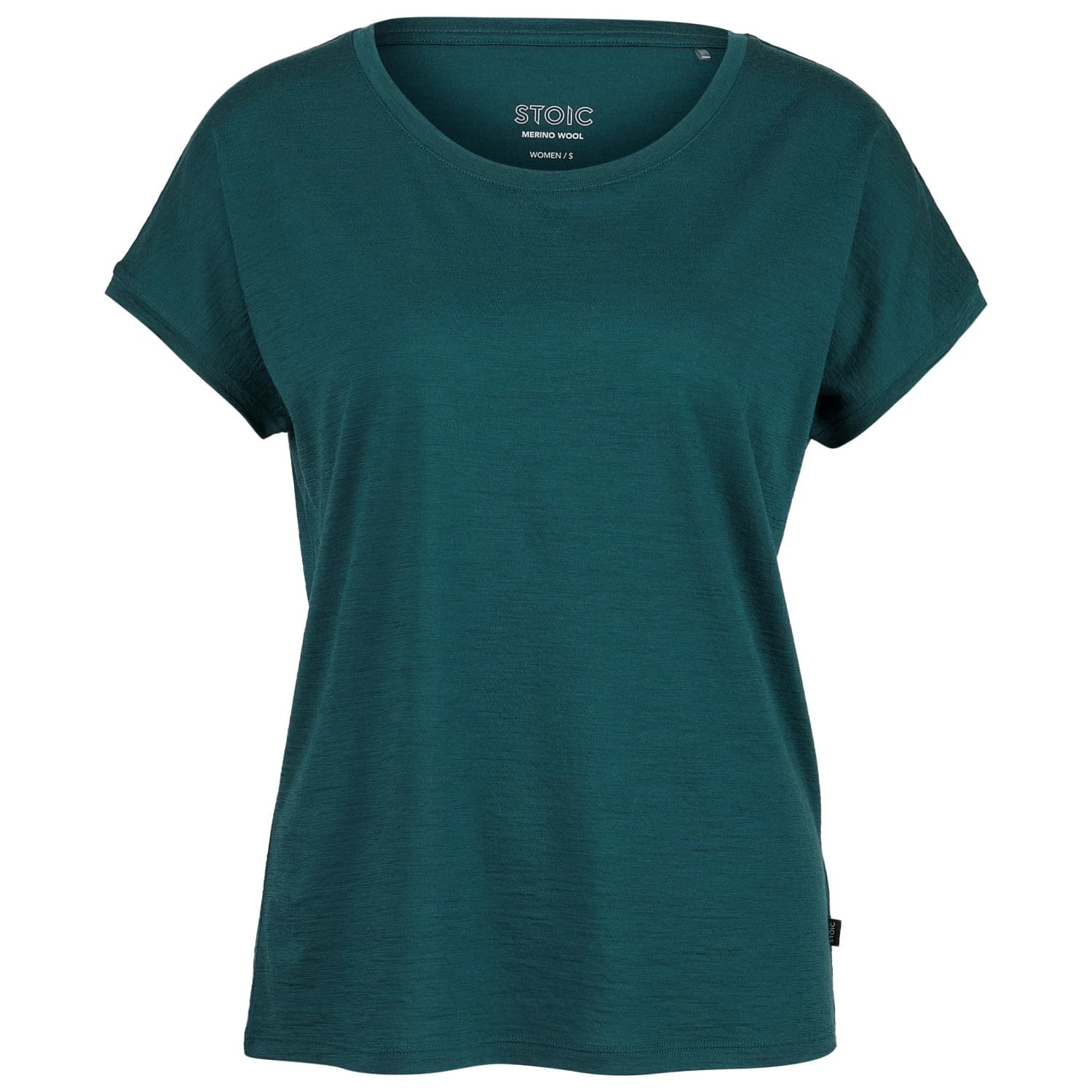 Дамска мериносова блуза Stoic Women's Merino155 LaholmSt. Loose Shirt Merino shirt - Dark Ocean Green