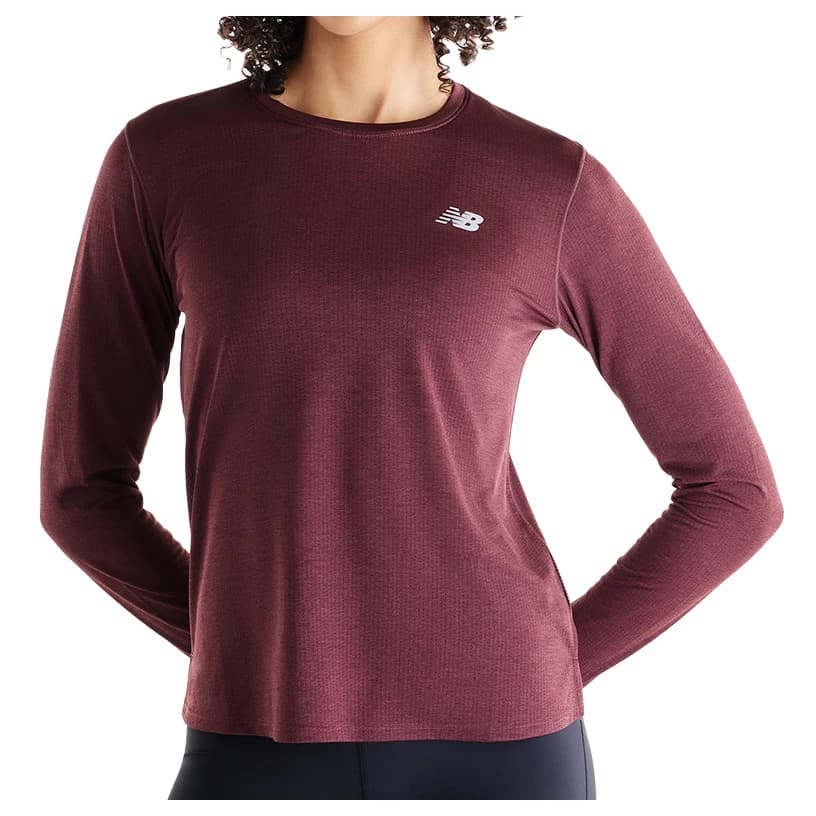 Тениска New Balance Women's Athletics Long Sleeve Sport shirt - Grey
