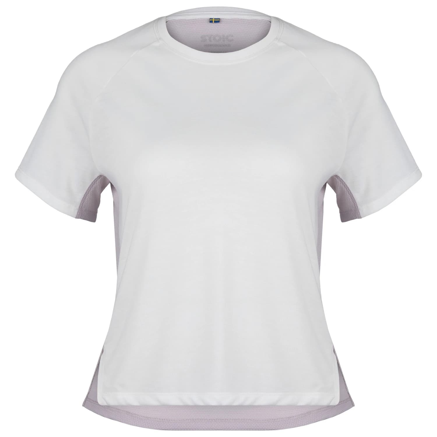 Дамска мериносова блуза Stoic Women's PerformanceMerino SpikenSt. Shirt II Merino shirt - Blanc White/Light Lavender