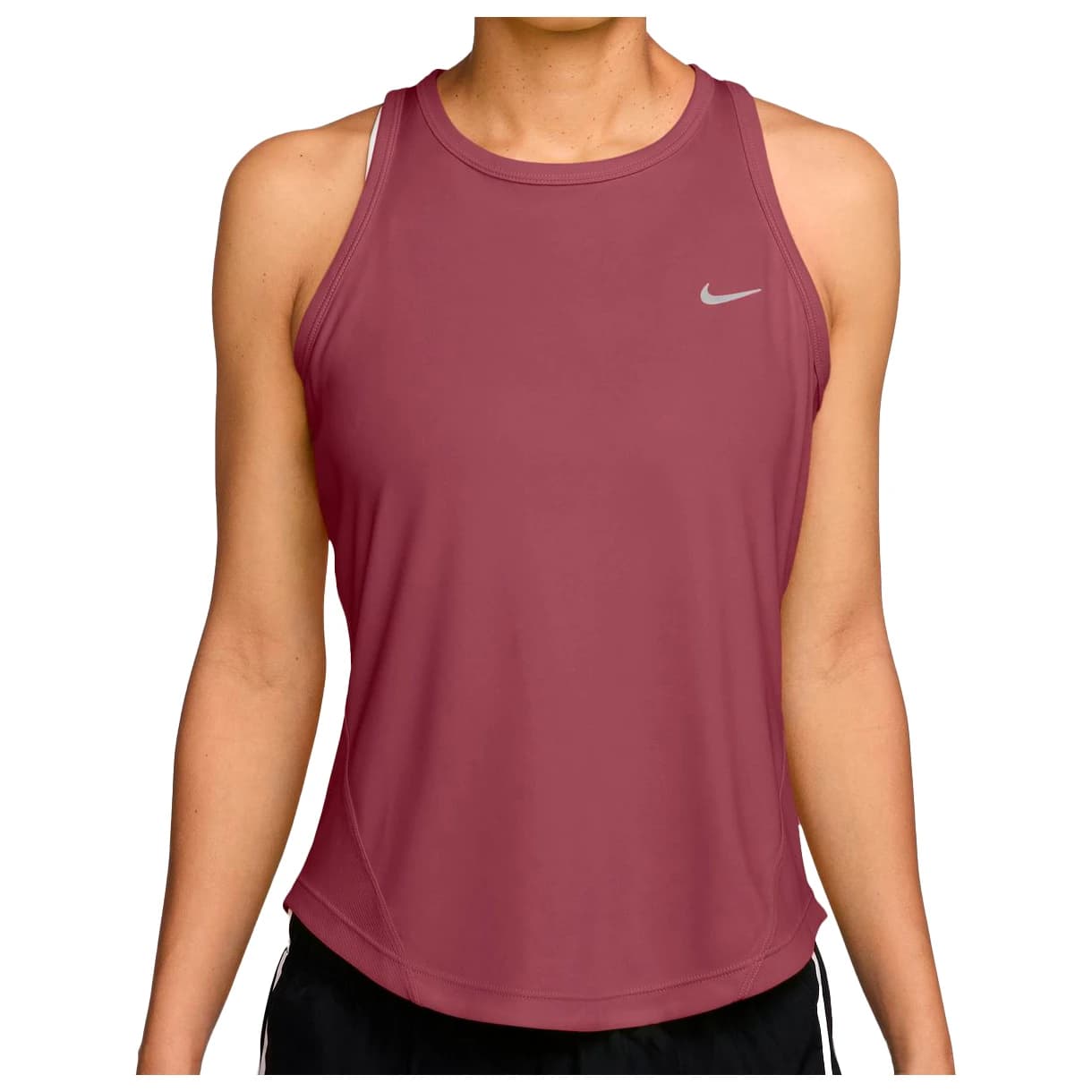 Дамски потник с широка презрамка Nike Women's Tempo Dri-Fit Running Tank Tank top - Pink Smoke / Reflective Silver