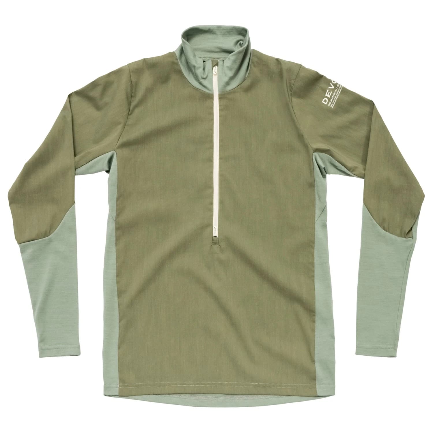 Дамска мериносова блуза Devold Women's Endurance Merino Cover Zip Merino shirt - Lichen