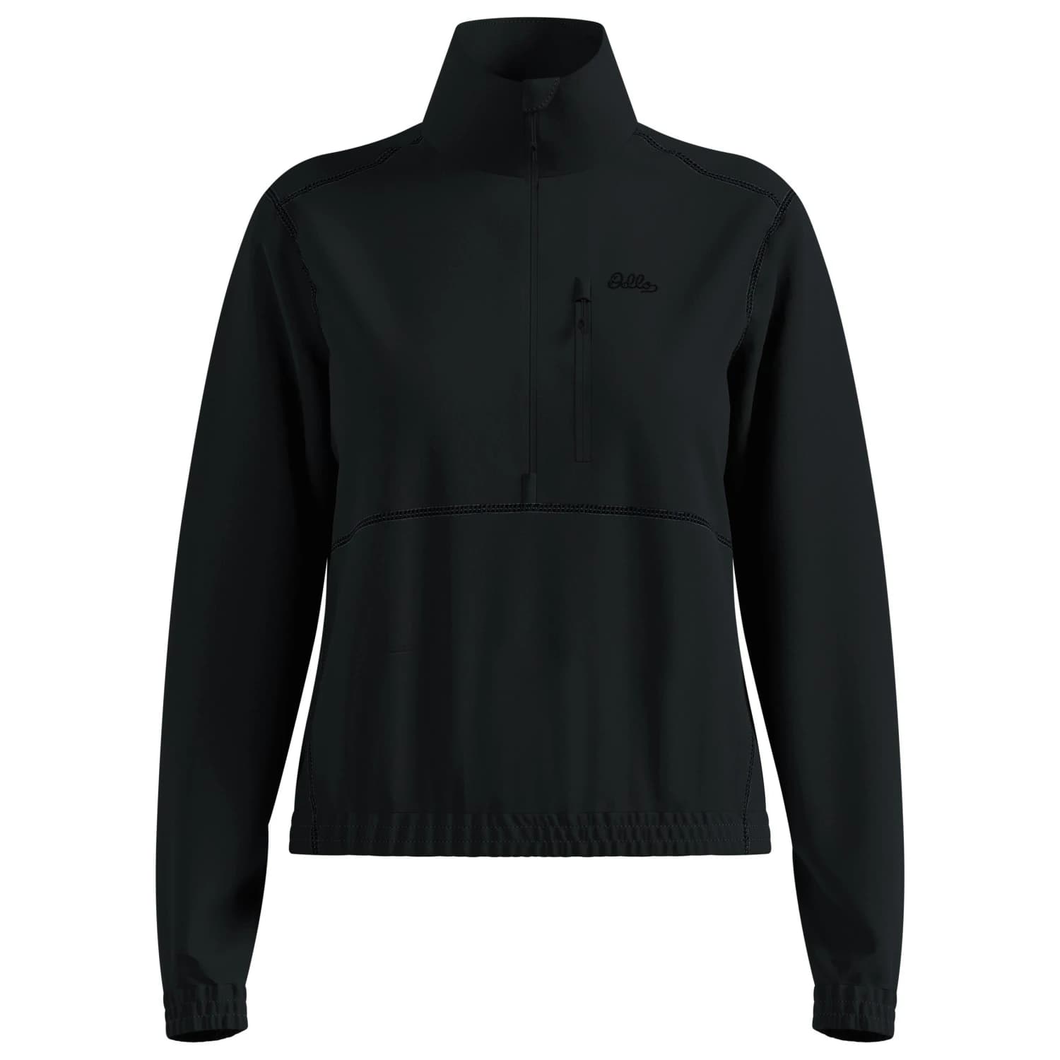 Дамска спортна тениска Odlo Women's Mid Layer 1/2 Zip Classic Sport shirt - Black