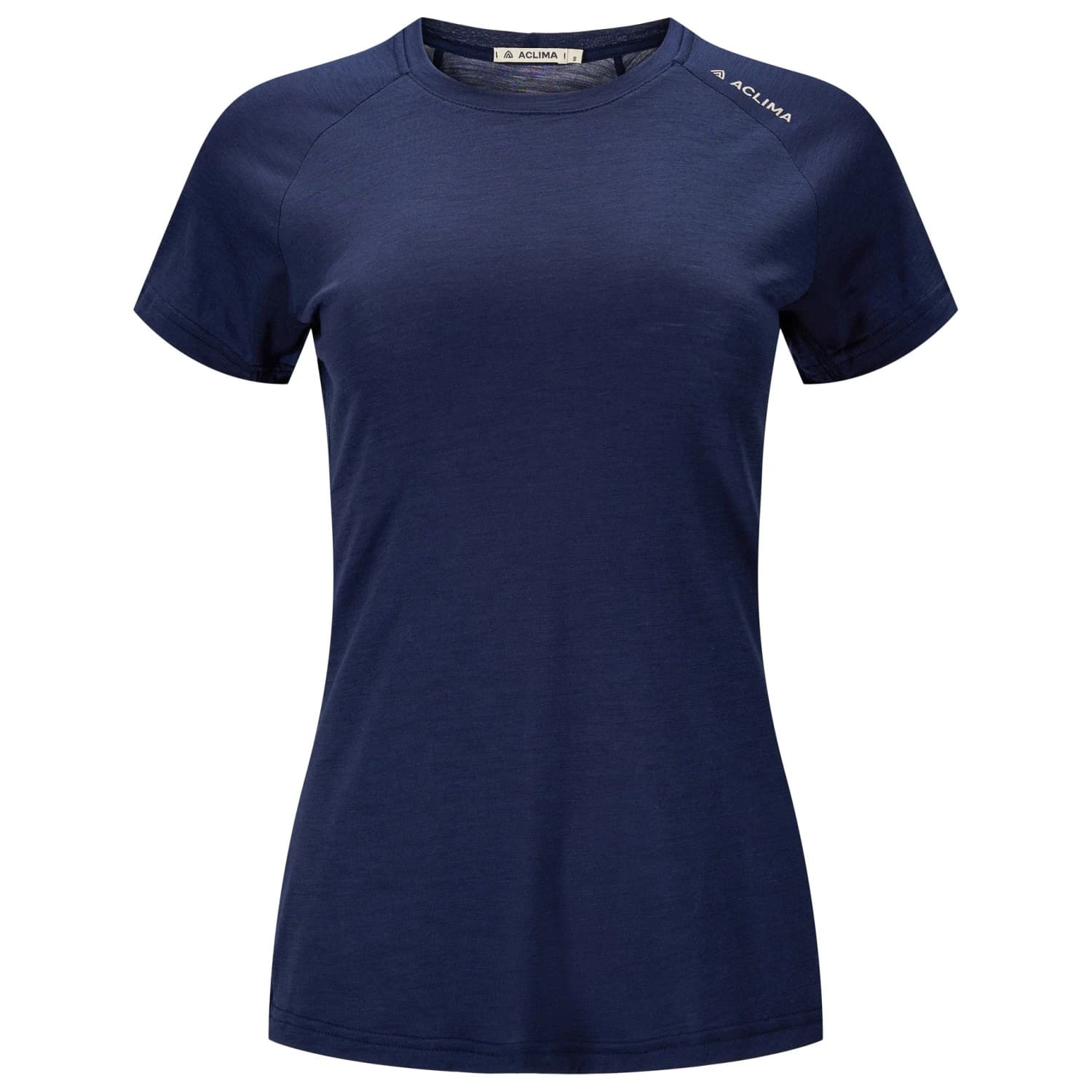 Дамска мериносова блуза Aclima Women's LightWool 140 Trail Tee Merino shirt - Navy Blazer