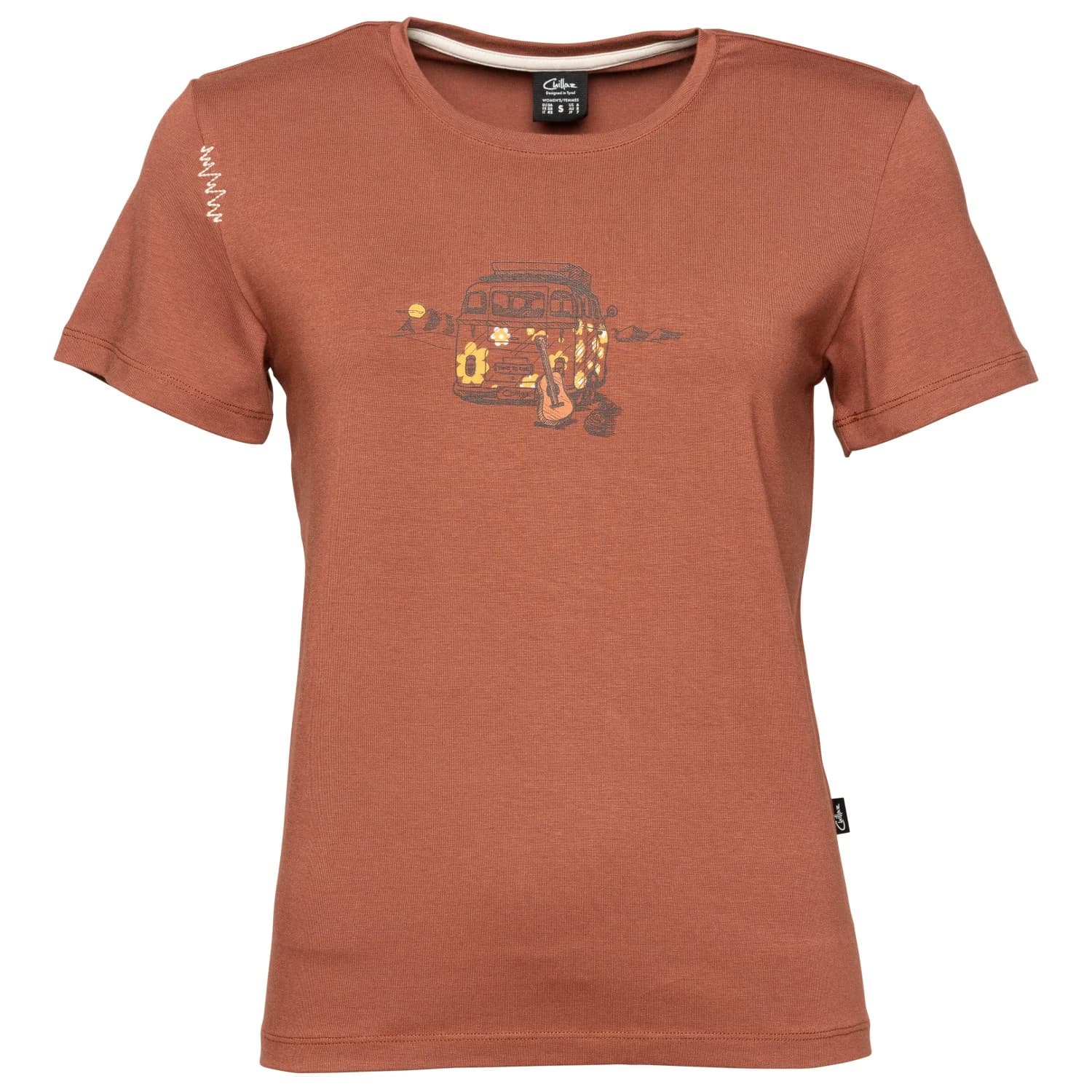 Дамска тениска Chillaz Women's Iseo Out In Nature T-shirt - Brick