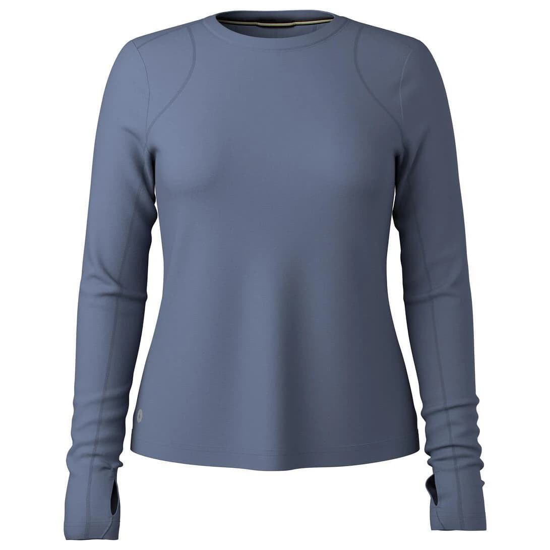 Дамска мериносова блуза Smartwool Women's Active Long Sleeve Merino shirt - Nightfall Blue