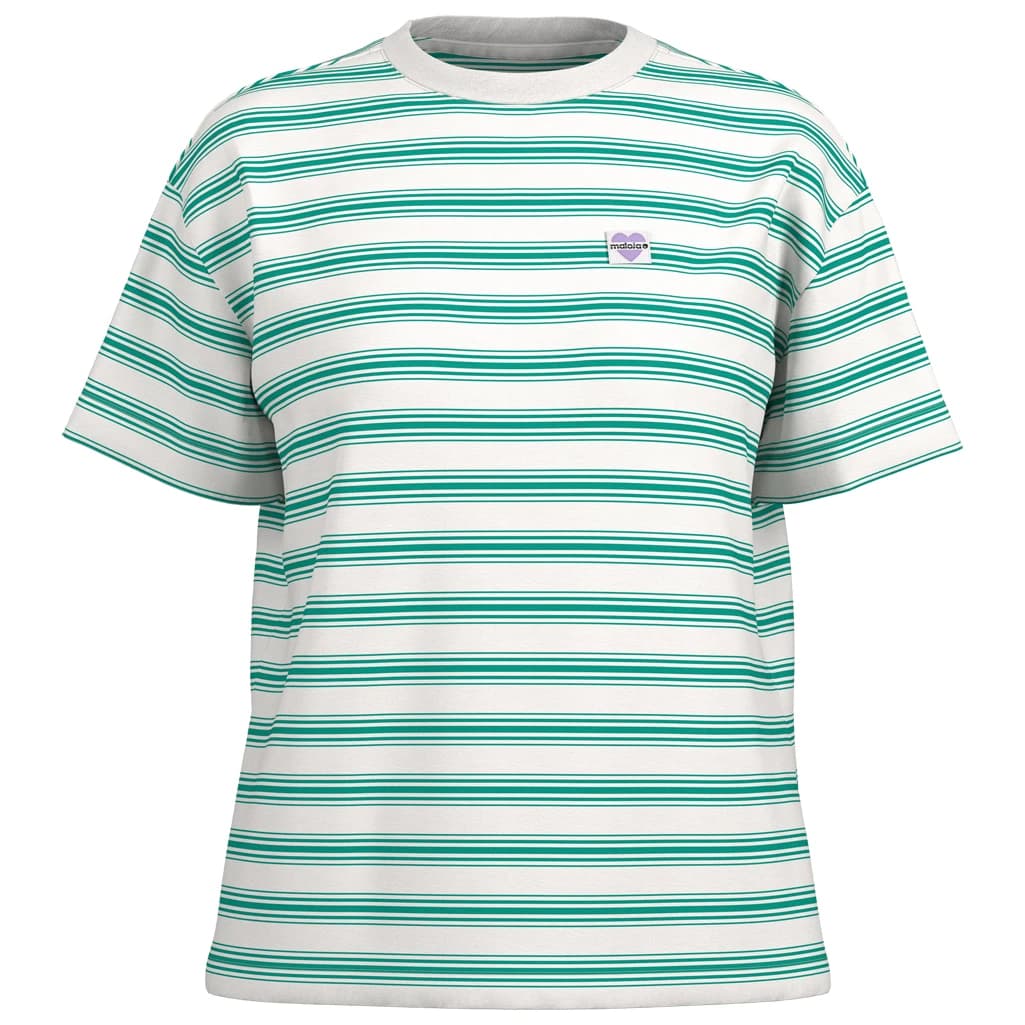 Дамска тениска Maloja Women's KeskiM. T-shirt - Polar Light Stripe