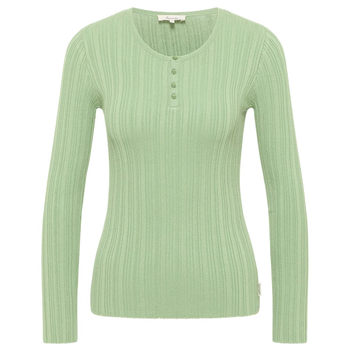 Блуза с дълъг ръкав Tranquillo Women's Seidiges EcoVero-Shirt Longsleeve - Jade