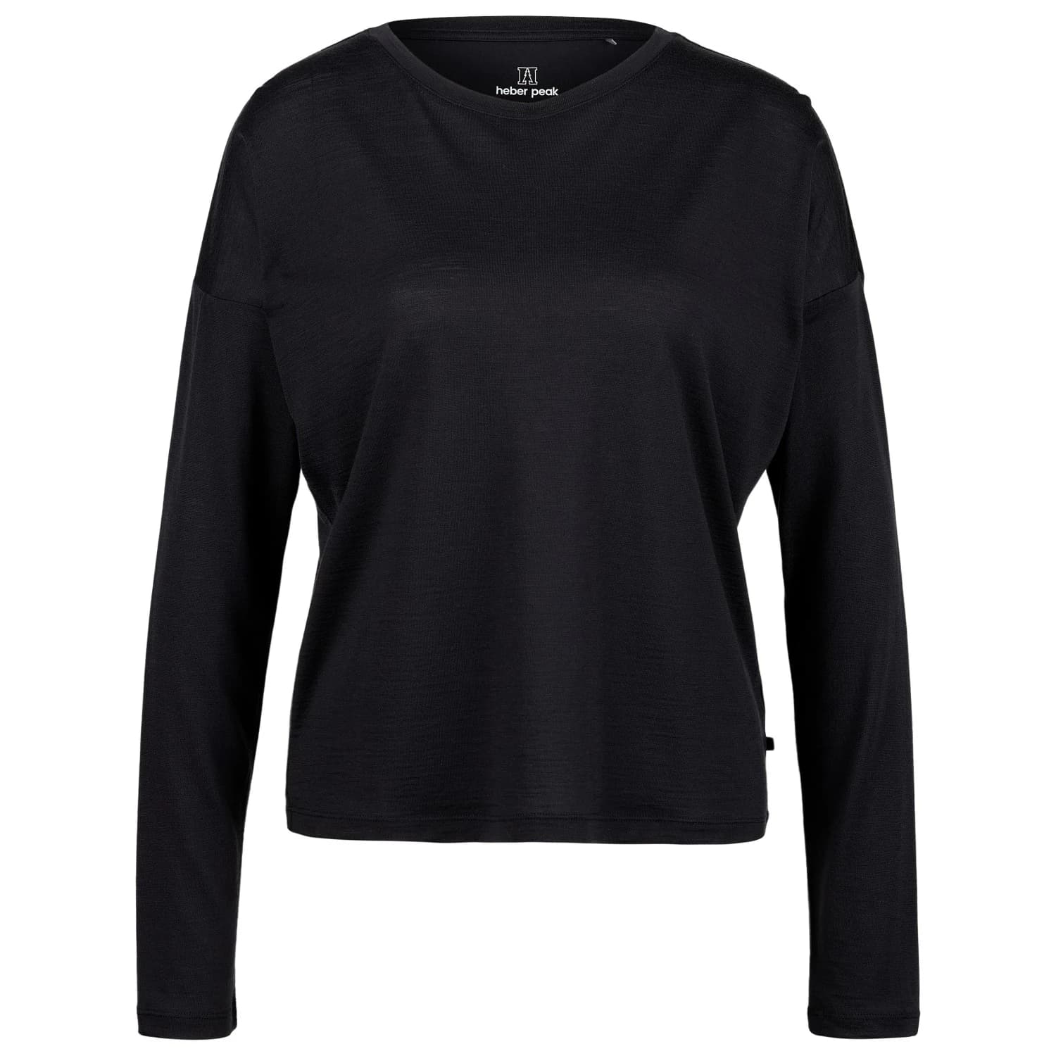 Дамска мериносова блуза Heber Peak Women's MerinoCool165 EvergreenHe. L/S Merino shirt - Black