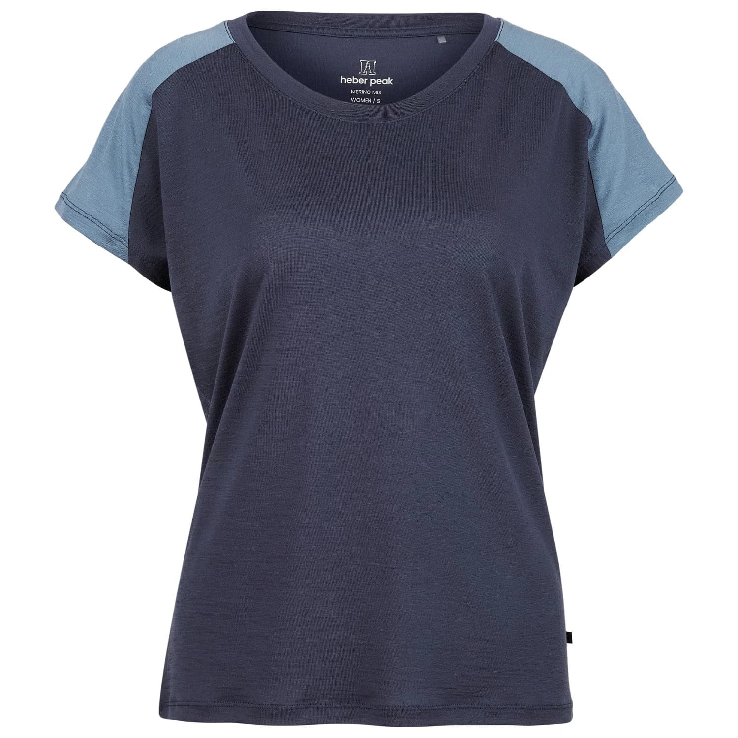 Дамска мериносова блуза Heber Peak Women's MerinoCool165 EvergreenHe. T-Shirt Merino shirt - Dark Night Blue / Smoke Navy