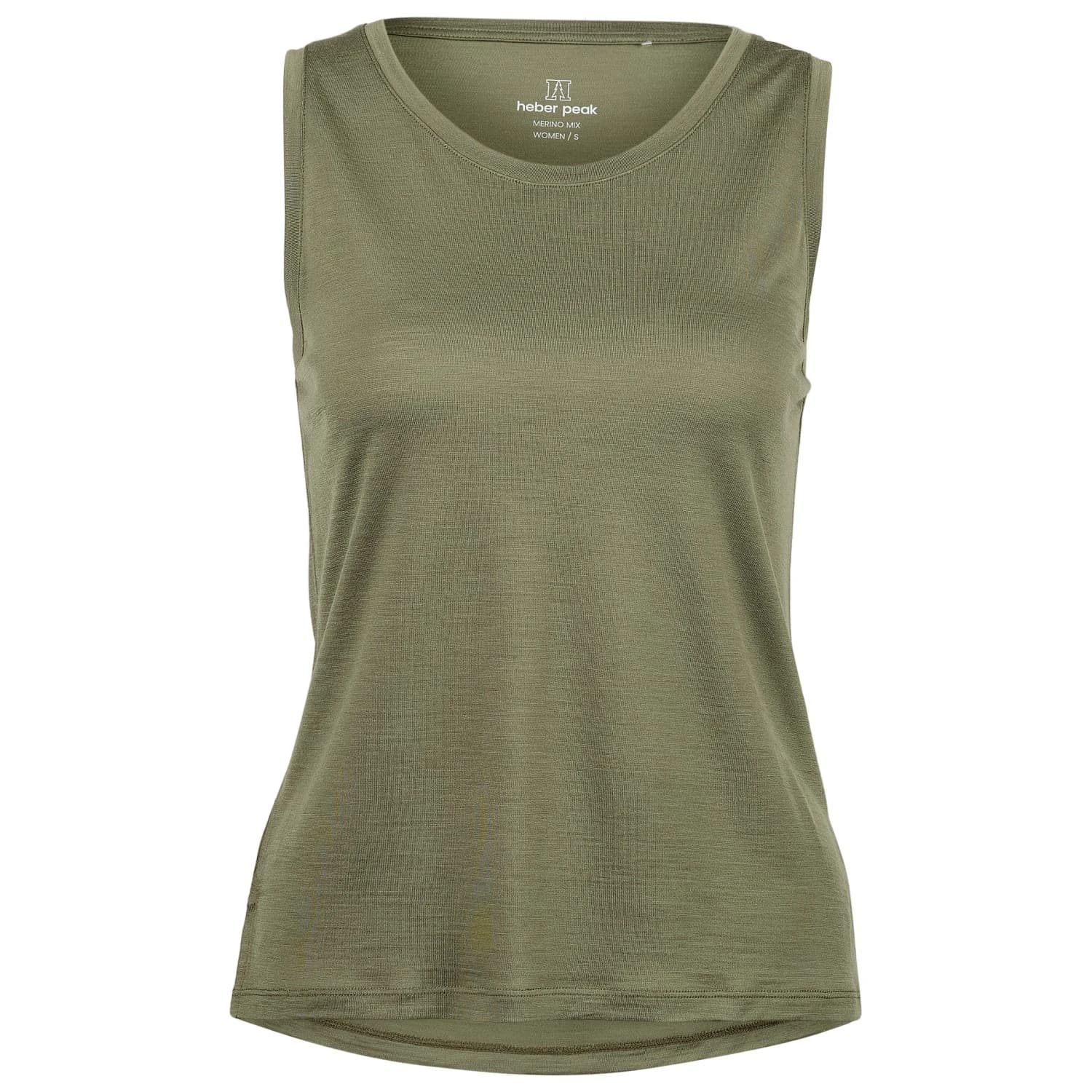 Дамска мериносова блуза Heber Peak Women's MerinoCool165 EvergreenHe. Tank Merino shirt - Lucky Green