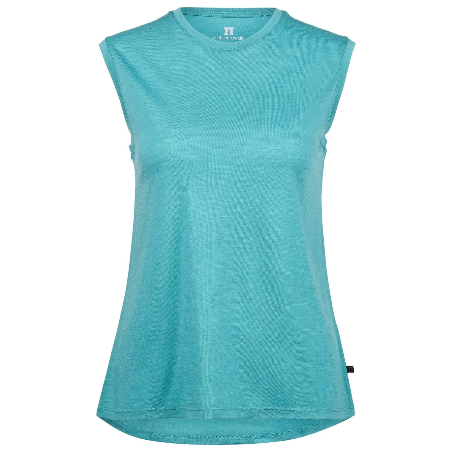 Дамска мериносова блуза Heber Peak Women's MerinoMix150 PineconeHe. Loose Tank Merino shirt - Real Teal