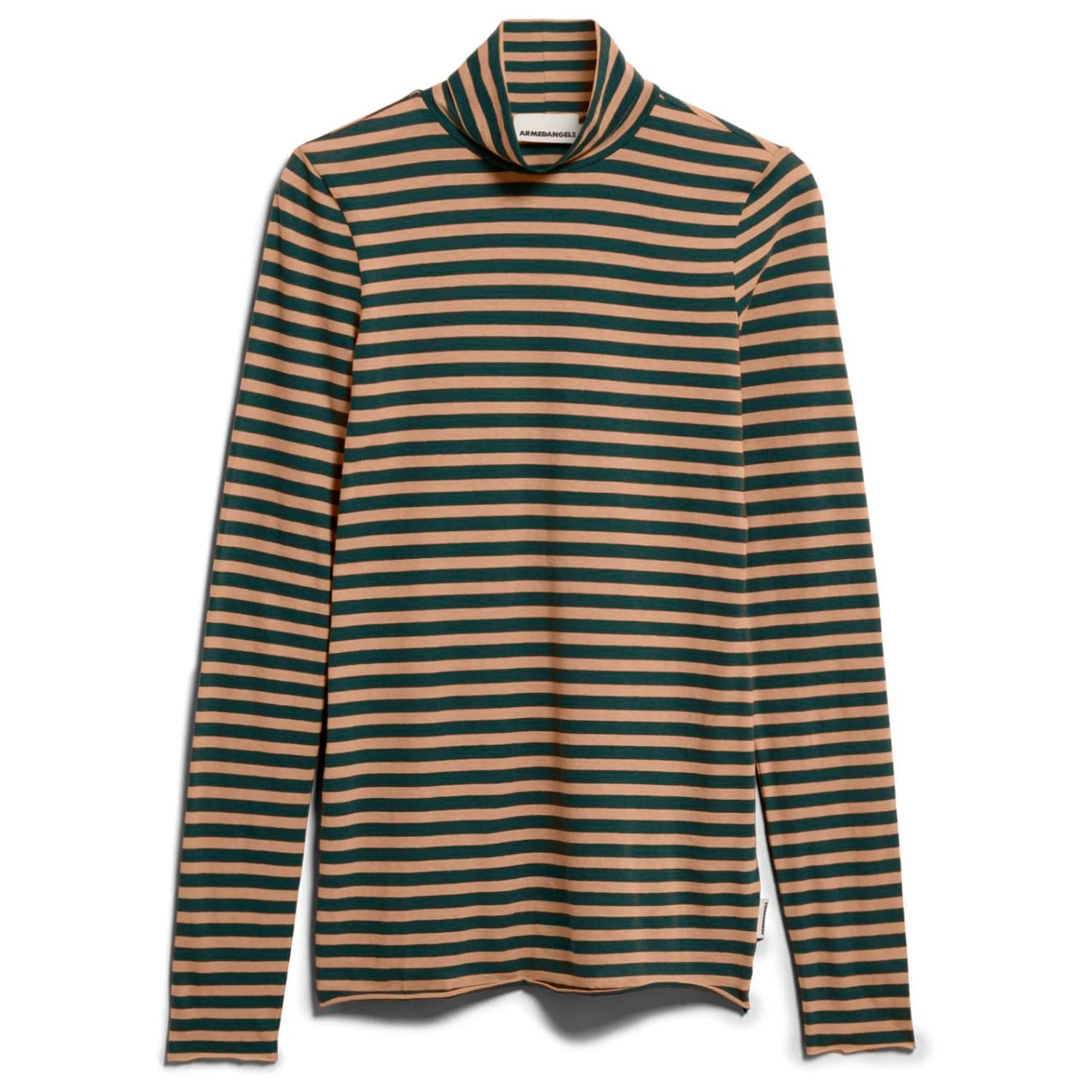 Блуза с дълъг ръкав ARMEDANGELS Women's Grazilianaa Stripes Longsleeve - Amberwood / Midnight Reef