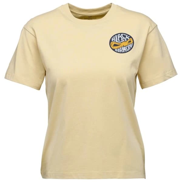 Тениска Black diamond Women's Rope Badge S/S Tee T-shirt - White Oak