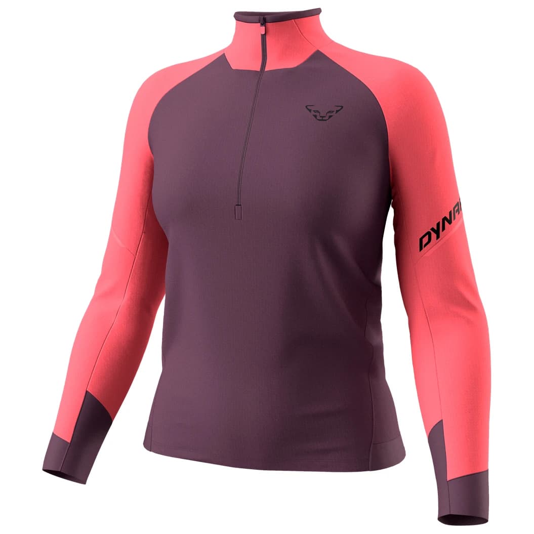 Блуза с дълъг ръкав Dynafit Women's Alpine L/S 1/2 Zip Tee Longsleeve - Cabana / 6A90