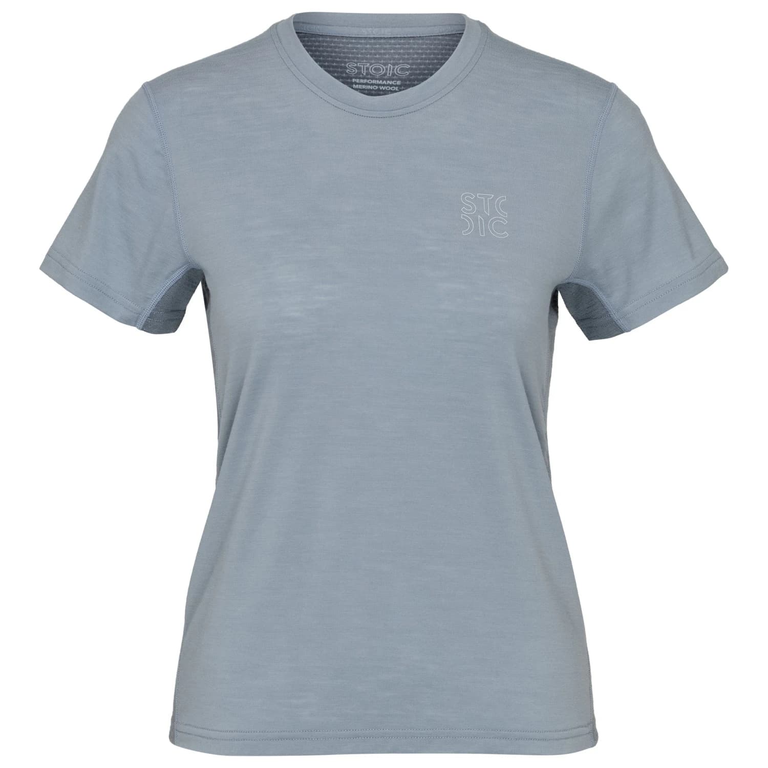 Дамска мериносова блуза Stoic Women's MerinoMesh150 SadjemSt. T-Shirt Merino shirt - Sky Grey / Pale Blue Grey