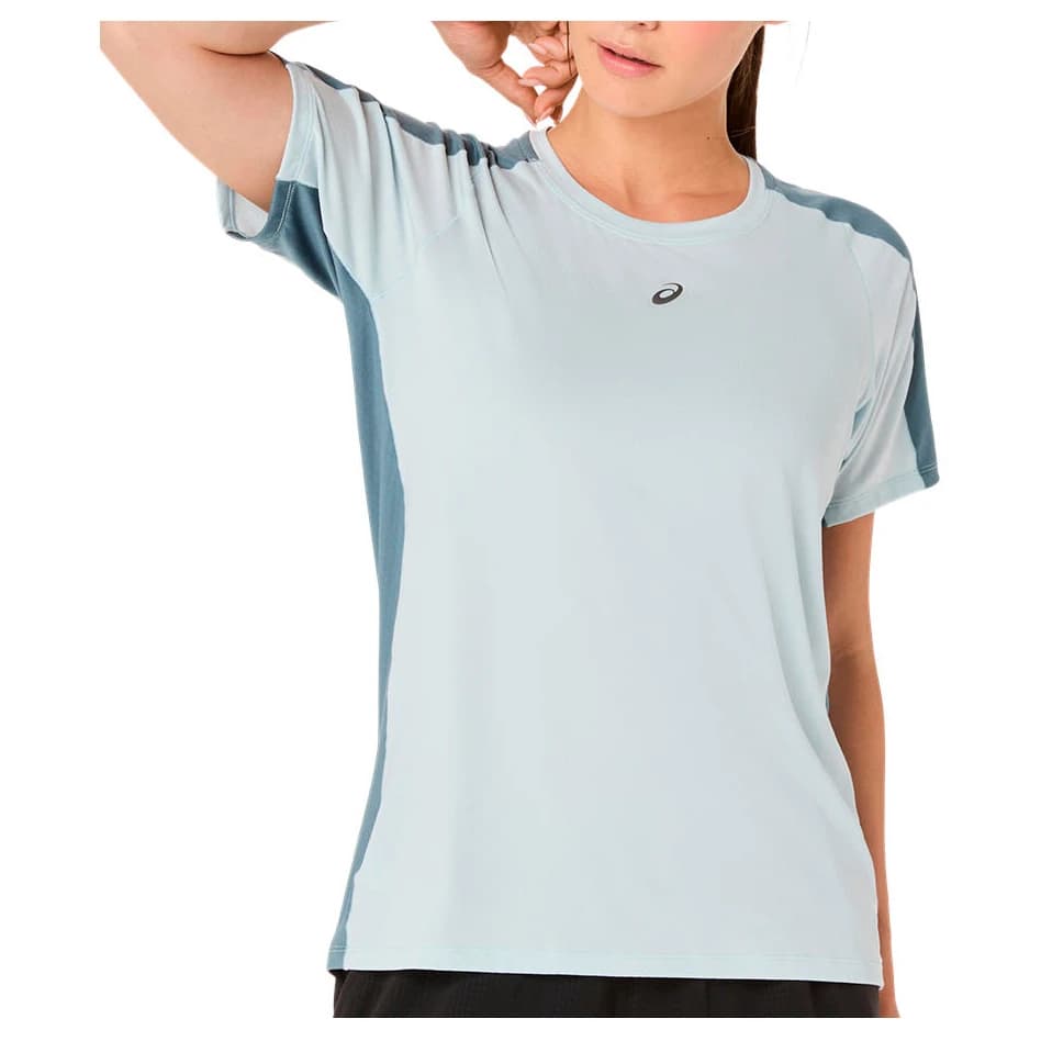Дамска тениска Asics Women's Fujitrail Elite S/S Top Running shirt - Cool Grey / Ironclad