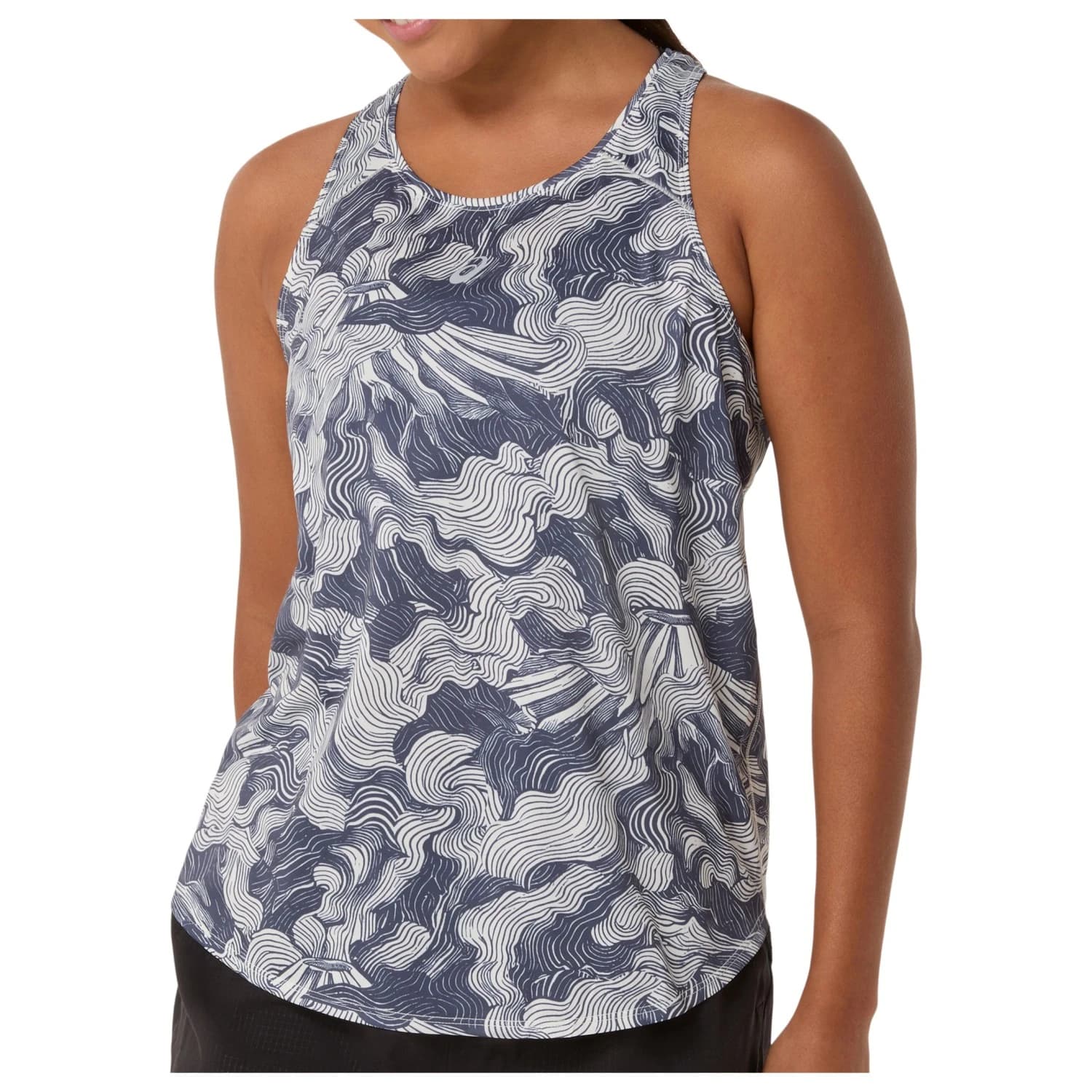 Дамска тениска Asics Women's Fujitrail Tank Running shirt - Cream