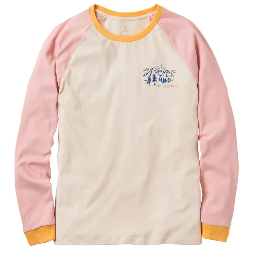 Дамска блуза с дълъг ръкав Passenger Women's Riser Recycled Cotton L/S T-Shirt Longsleeve - Birch