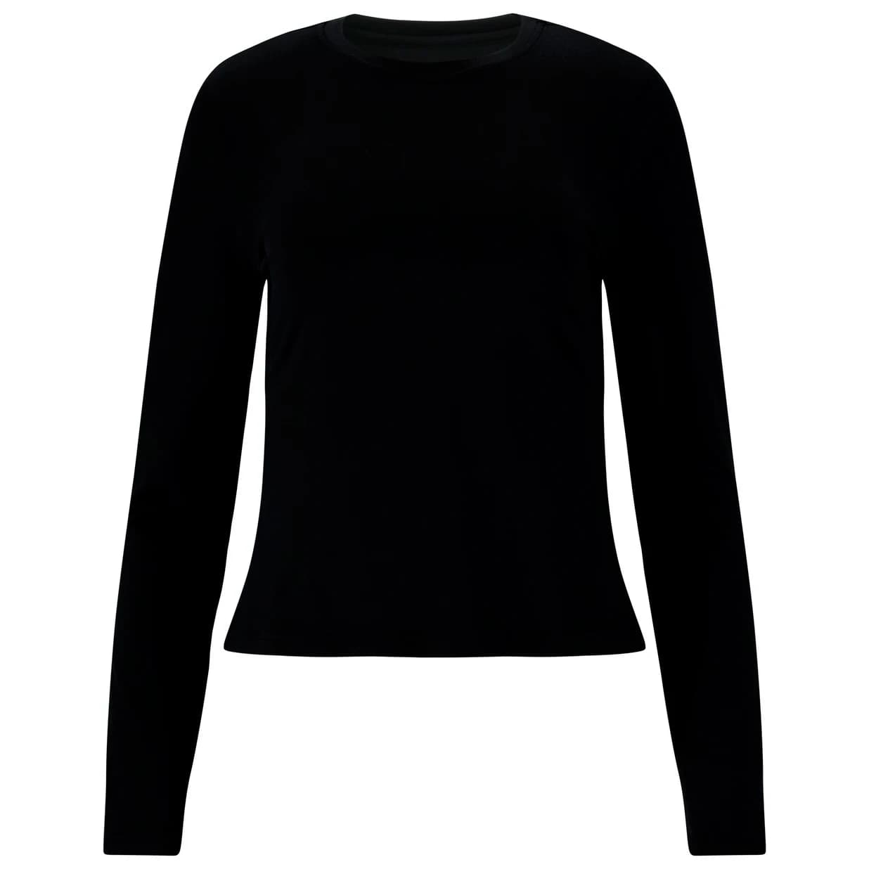 Дамска блуза с дълъг ръкав ATHLECIA Women's Almi V2 L/S Tee Longsleeve - Black