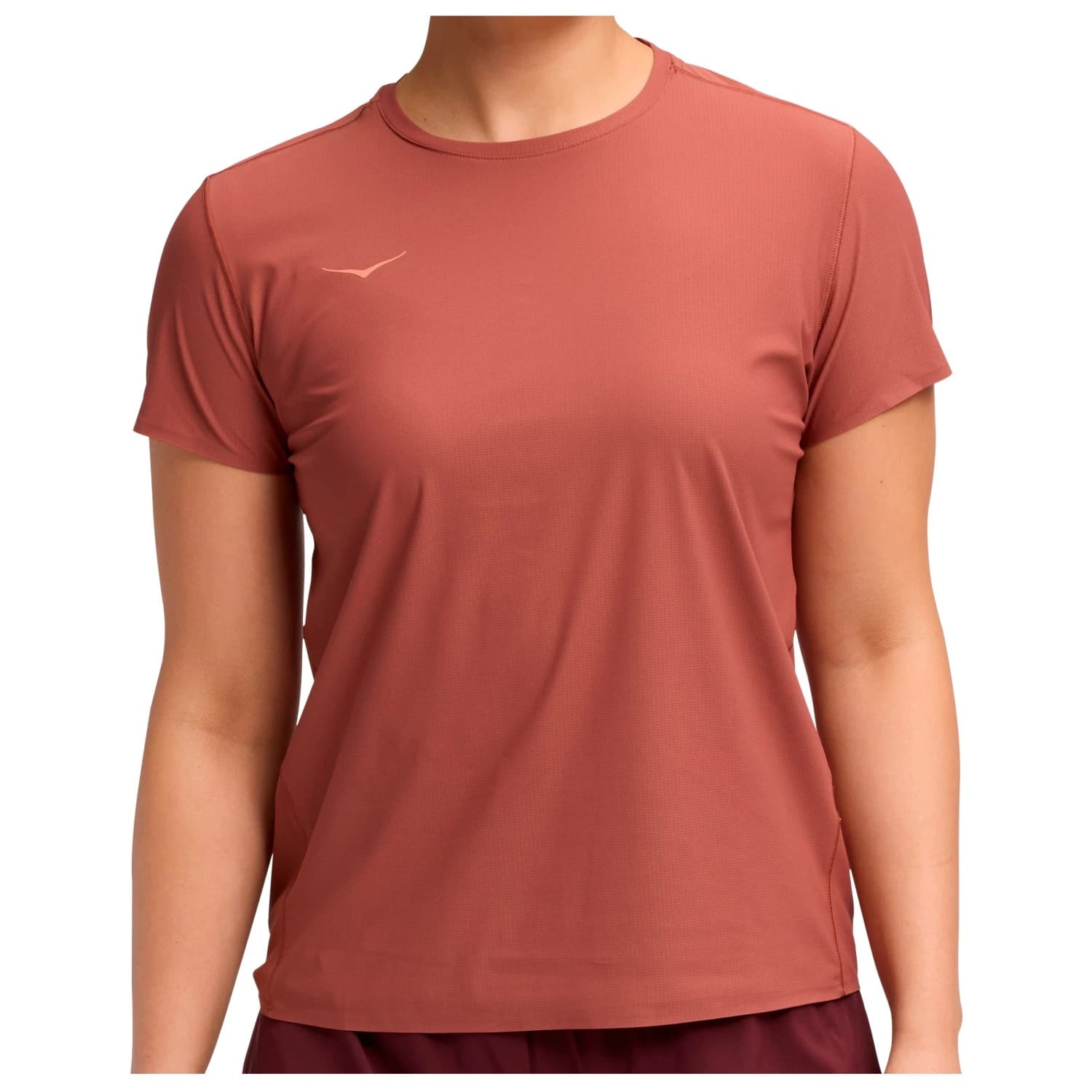 Дамска тениска HOKA Women's Airolite Short Sleeve 2.0 Running shirt - Rouge