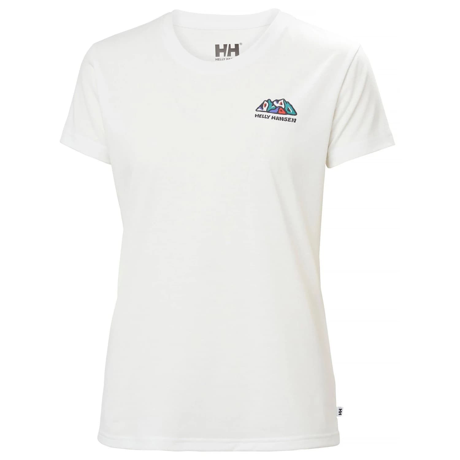 Дамска тениска Helly hansen Women's Skog Graphic Tee T-shirt - White