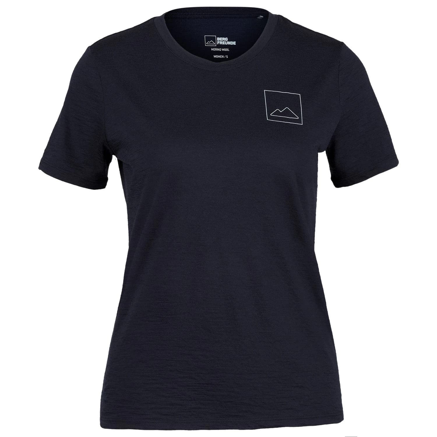 Дамска мериносова блуза Bergfreunde Women's Merino155 RömersteinBF. Print Tee Merino shirt - Dark Navy
