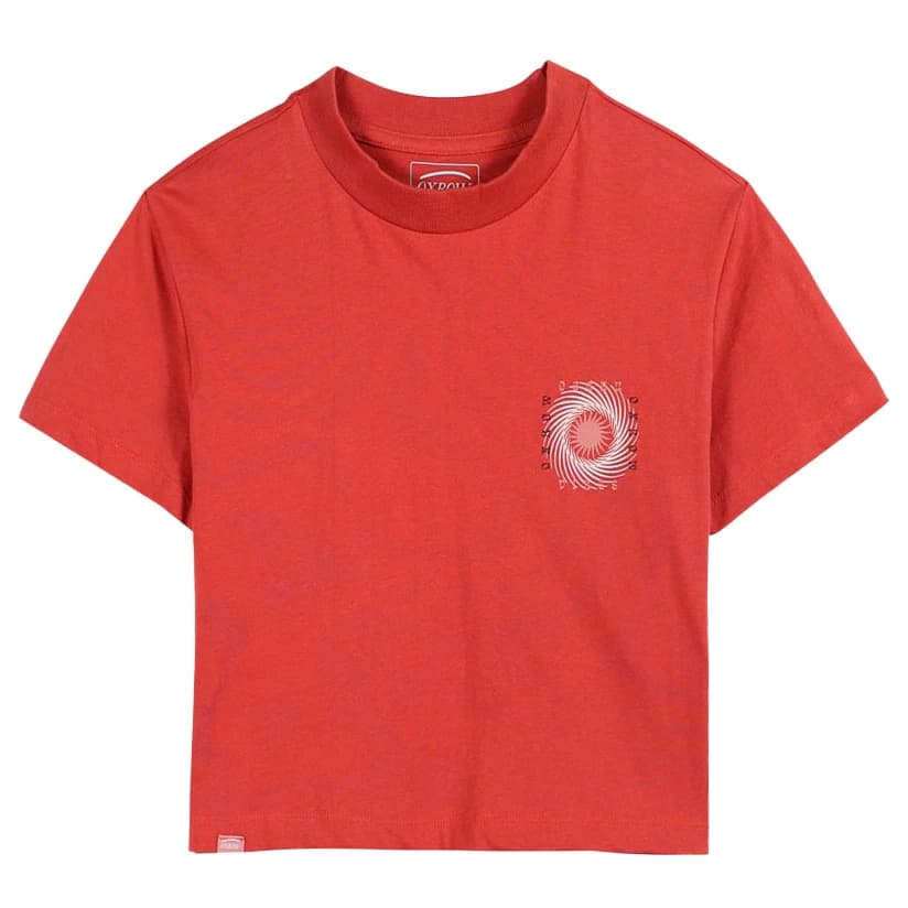 Дамска тениска Oxbow Women's Radiate Crop Top T-shirt - Redwood