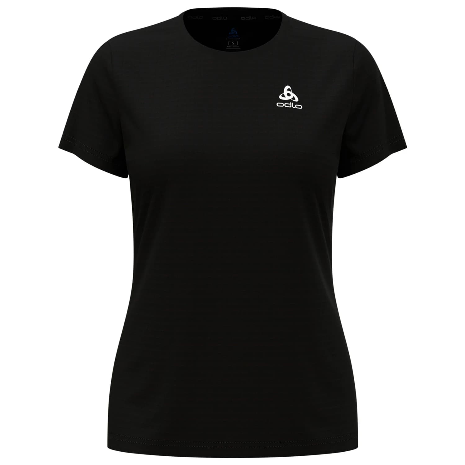 Дамска тениска Odlo Women's Essential Flyer T-Shirt Crew Neck S/S Running shirt - Black