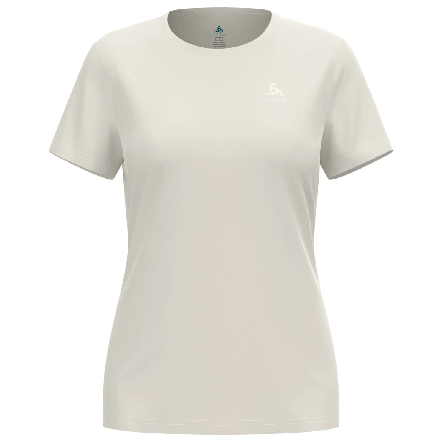 Дамска тениска Odlo Women's Essential Flyer T-Shirt Crew Neck S/S Running shirt - Gardenia