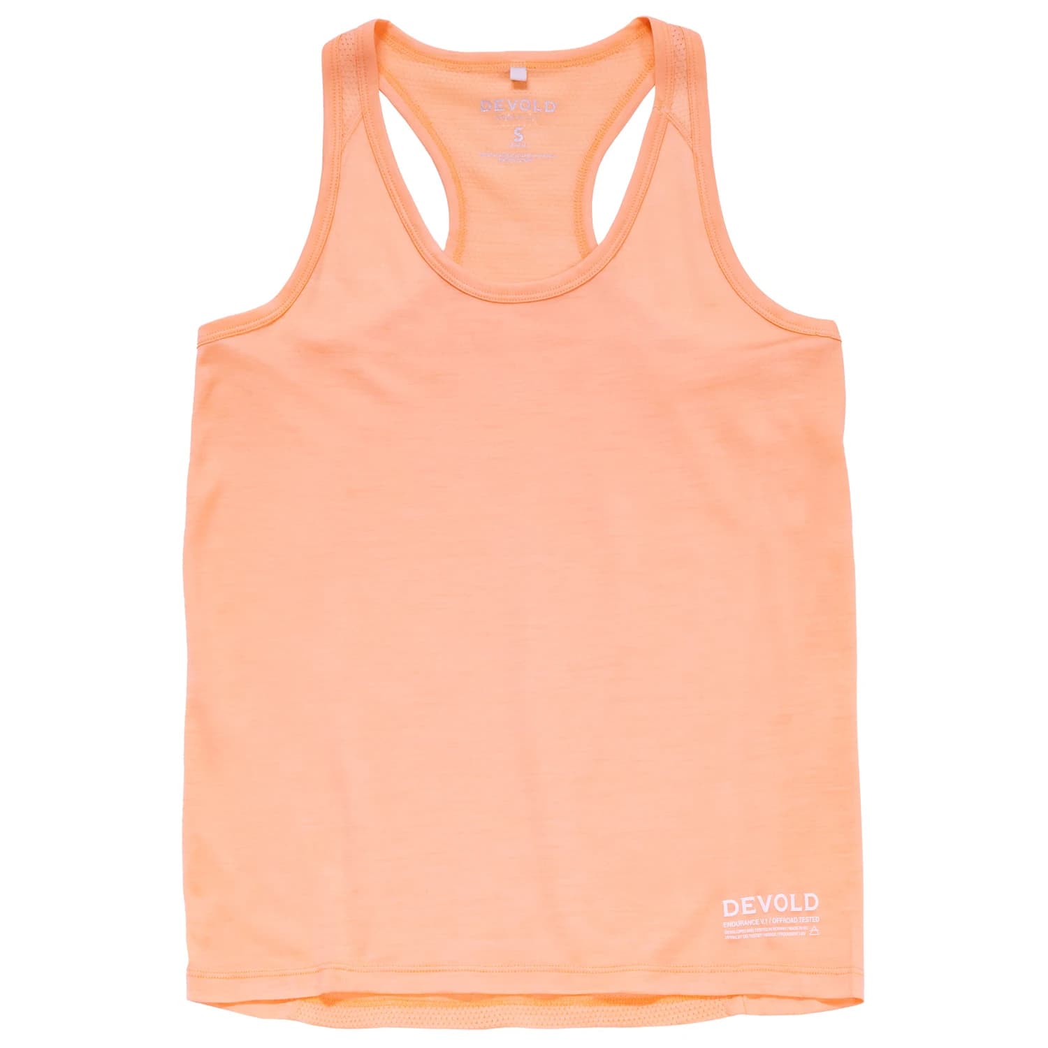 Дамска тениска Devold Women's Endurance Merino 130 Singlet Running shirt - Sunrise