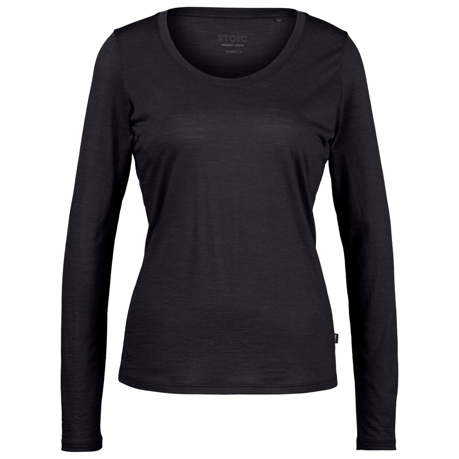 Дамска мериносова блуза Stoic Women's Merino155 LaholmSt. L/S Merino longsleeve - Black