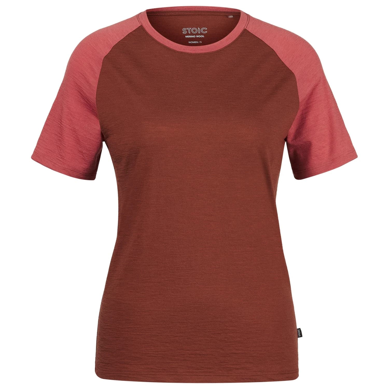 Дамска мериносова блуза Stoic Women's Merino155 LaholmSt. Raglan Shirt Merino shirt - Timber Red